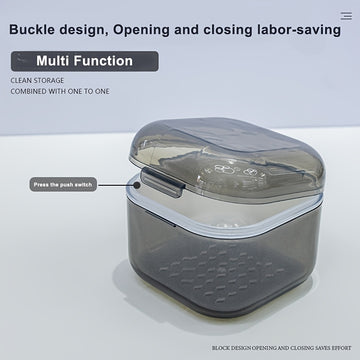 1pc Caja de desinfección portátil para herramientas de uñas, varios colores a elegir, caja de almacenamiento multifuncional con accesorios de filtro, equipo de desinfección para herramientas de belleza para uñas.