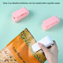 Selladora Manual Portátil de Vacío - Sin Baterías Necesarias, Sellador Compacto para Bolsas Herméticas con Sello Airtight para Frescura y Almacenamiento Antifugas - Ideal para Cocina, Viajes, Oficina, Camping - Rosa Pastel (No Eléctrica), Salvavidas de S
