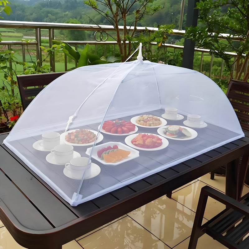 1pc Gran Carpa de Malla Plegable para Alimentos con Apertura Automática - Portátil y Lavable, Ideal para Picnics al Aire Libre, Barbacoas y Fiestas, Tienda Colapsable Reutilizable para Frescura y Comodidad