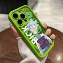 Estuche Divertido de Rick y Morty para iPhone 16, 15, 14, 13, 12, 11 Pro Max Mini XR XS X 7 8 Plus - Cubierta Trasera Suave TPU Antigolpes