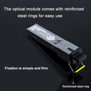 Par de Módulos SFP BIDI 1.25G - Conectores LC/SC Monomodo 20km/40km, Puertos A+B, 3.3V, Compatibles con Switches Cisco, Routers y Equipos de Red, Transmisión de Datos, Acabado Metálico, Diseño Compacto, Alta Velocidad y Fiabilidad