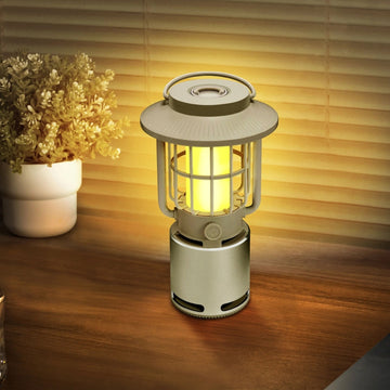 Lampara Led Decorativa Con Parlante Bluetooth Recargable AJ220