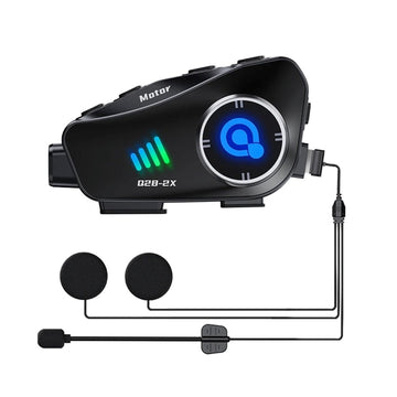 Intercomunicador Para Casco De Moto Con Cámara Q28-2X