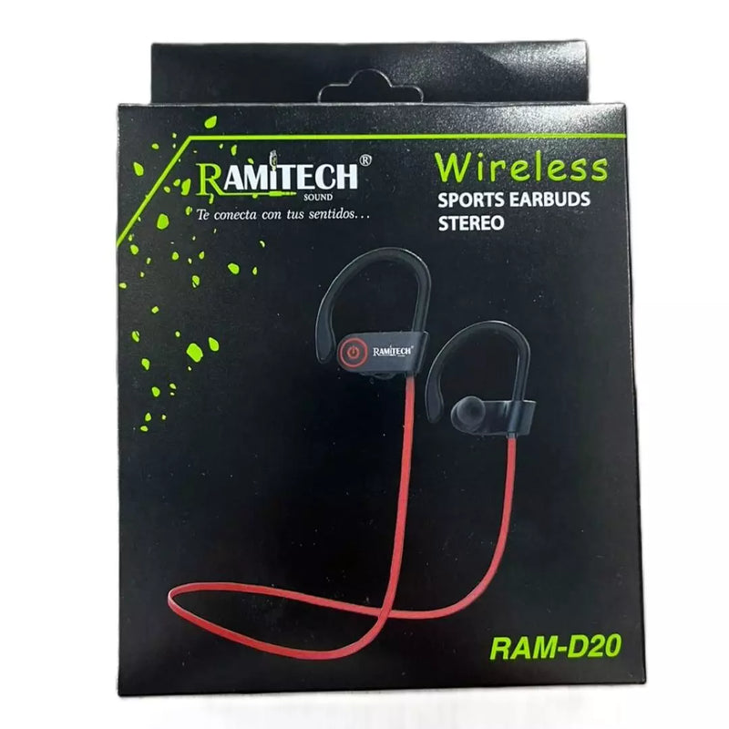 Audífonos Bluetooth Con Agarre De Oreja RAM-D20