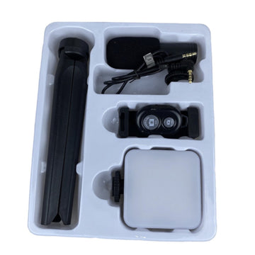 Kit de Video Tripode/Microfono/Luz AY-49C ¡Envio Gratis!
