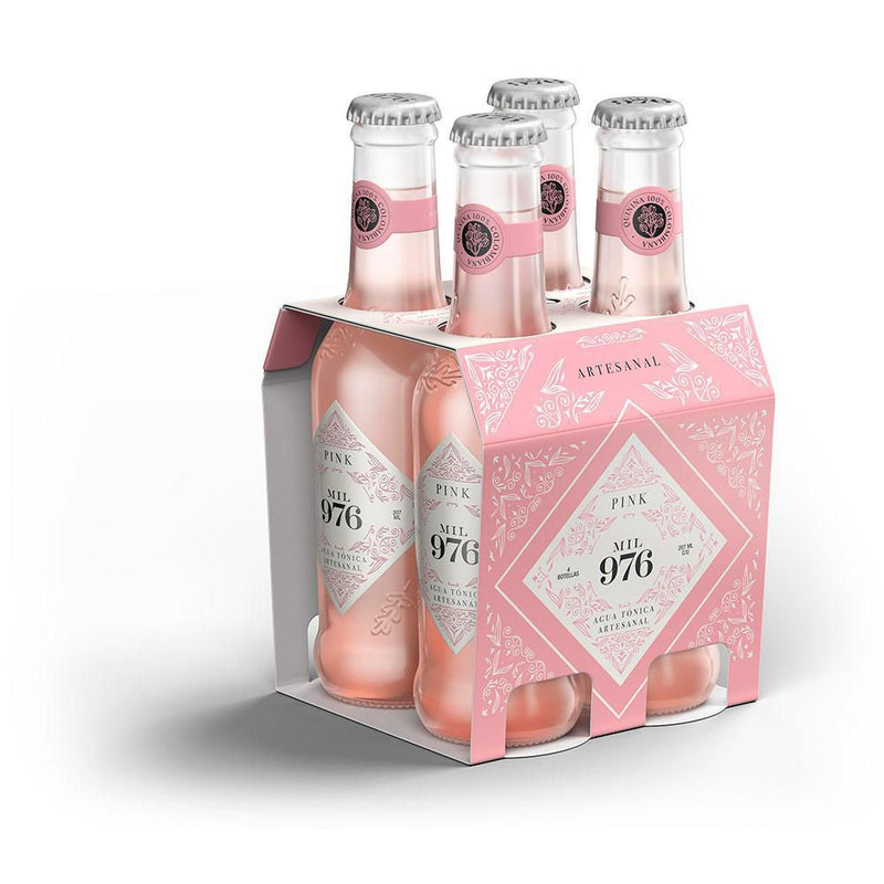 AGUA TONICA MIL976 4U 828ML PINK