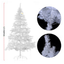 Árbol Navidad Blanco 1.50 m 450 Ramas + Estrella + Base 208