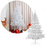 Árbol Navidad Blanco 1.50 m 450 Ramas + Estrella + Base 208