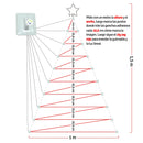 Árbol Navidad De Pared + Luces + Estrella + Decoración GRATIS! AGUI001