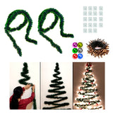 Árbol Navidad De Pared + Luces + Estrella + Decoración GRATIS! AGUI001