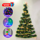 Árbol Navidad De Pared + Luces + Estrella + Decoración GRATIS! AGUI001