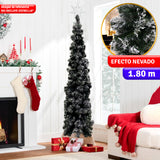 Árbol Navidad Lápiz Efecto Nevado 1.80m 343 Ramas FEX10