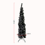 Árbol Navidad Lápiz Efecto Nevado 1.80m 343 Ramas FEX10