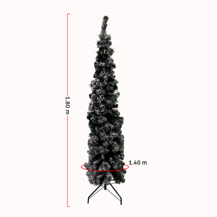 Árbol Navidad Lápiz Efecto Nevado 1.80m 343 Ramas FEX10