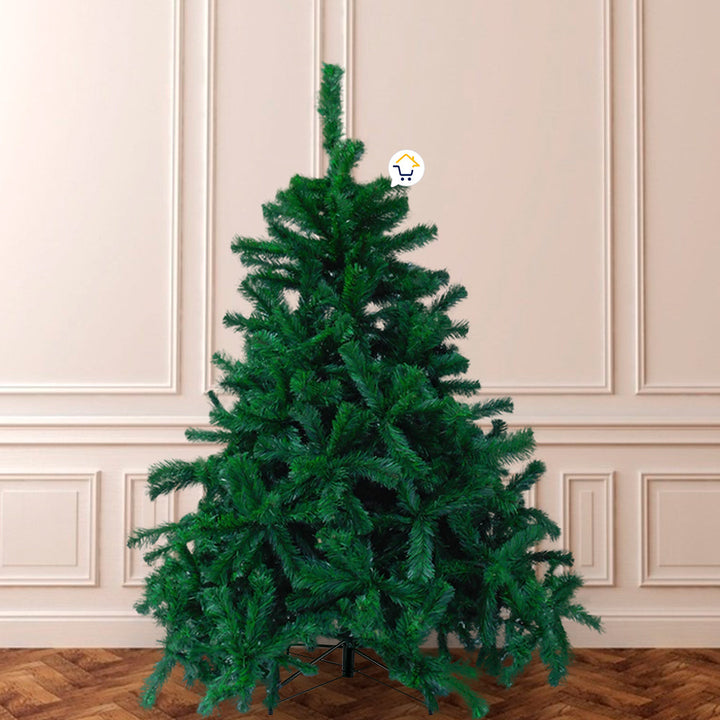 Árbol Navidad Singapur Tupido 1.90m 780 Ramas + Estrella + Luces + Bolas De Regalo SIN190