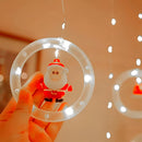 Cortina Intercalada Aros 3M Luces Navidad 100 LEDS AL-029