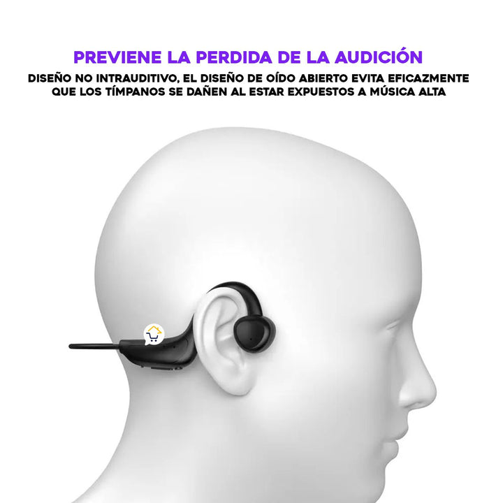 Audífonos Inalámbricos Conducción Ósea Open Ear Deportivos YYKQ36