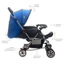 COCHE MECEDORA BALANCE PREMIUM BABY AZUL