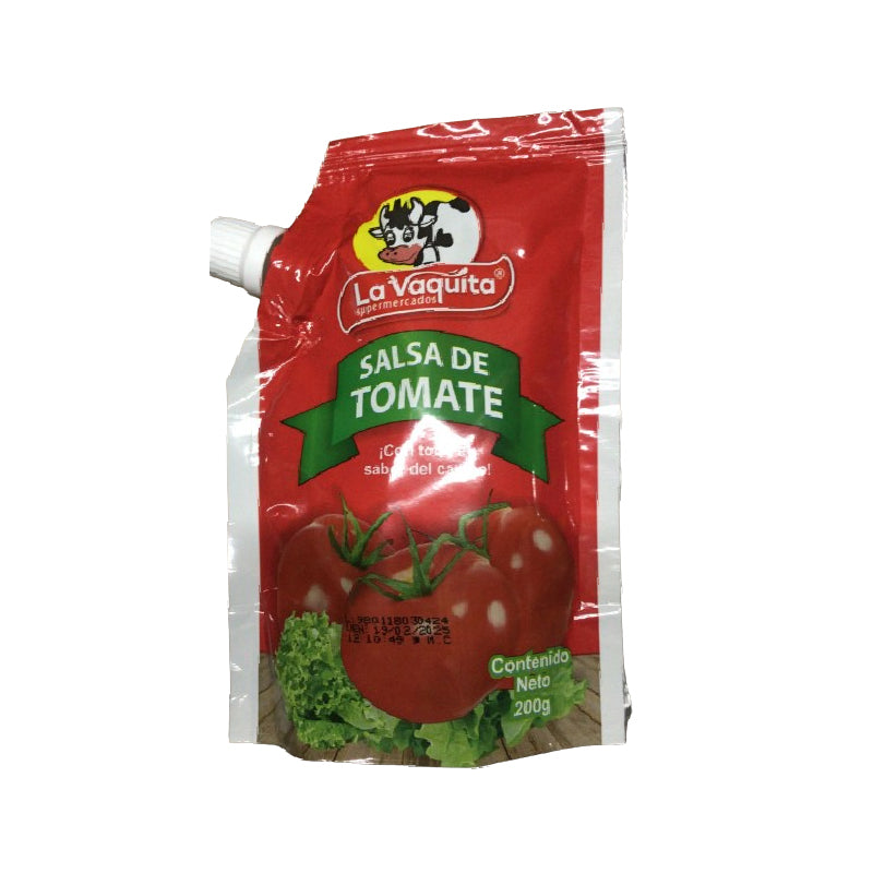 SALSA TOMATE 200G LA VAQUITA