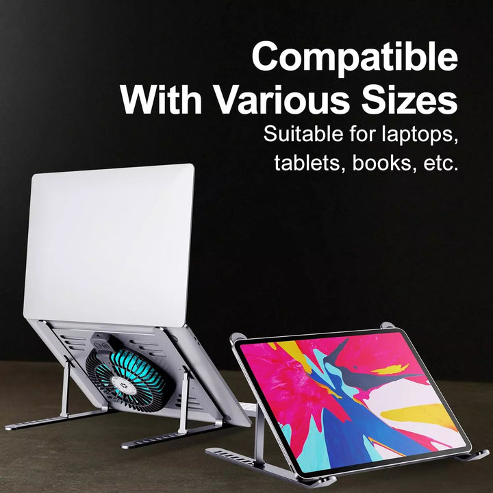 Base Refrigerante Plegable De Aleación De Aluminio Con Ventilador AE0023