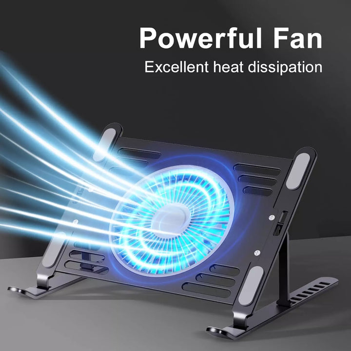 Base Refrigerante Plegable De Aleación De Aluminio Con Ventilador AE0023