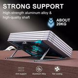 Base Refrigerante Plegable De Aleación De Aluminio Con Ventilador AE0023