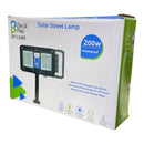 Lampara Led Con Panel Solar Ideal Para Exterior BP-L168S