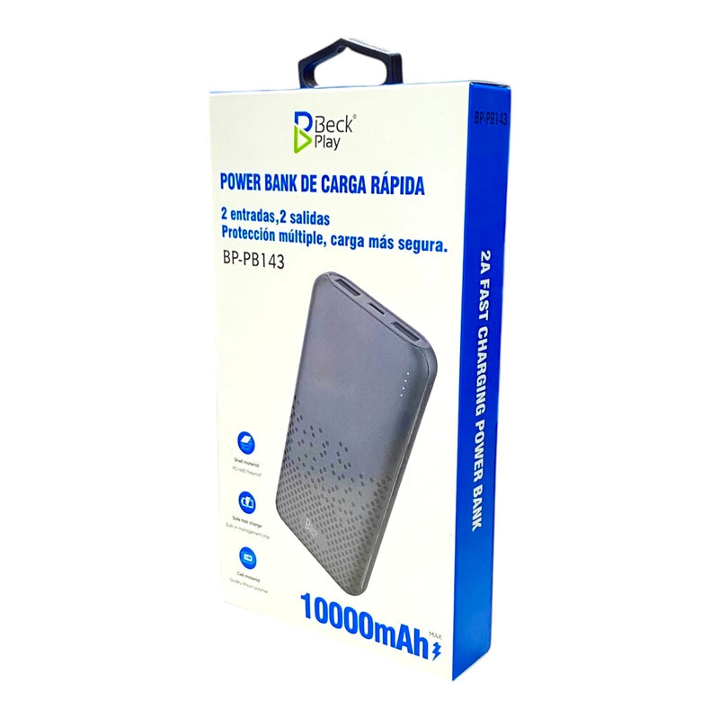 Power Bank De 10.000mAh Beck Play BP-PB143