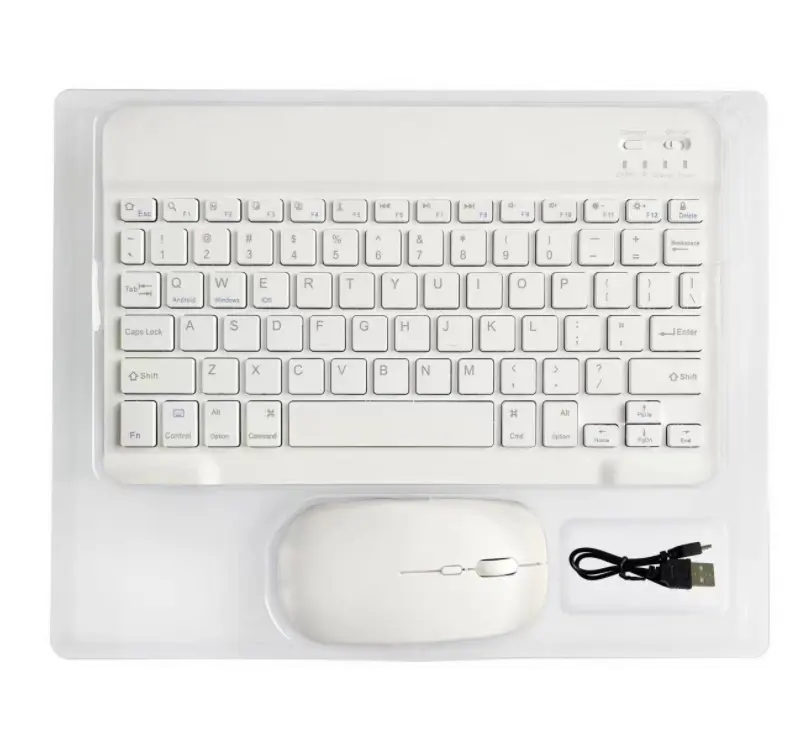 Combo Teclado Y Mouse Inalambrico Recargable Bluetooth BT209