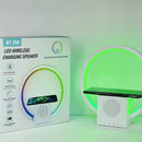 Parlante Recargable Con Lampara Led y Cargador Inalambrico BT 258