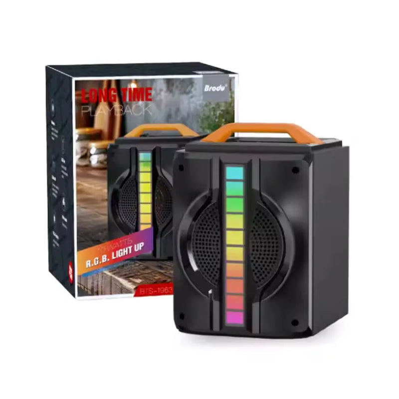 Parlante Bluetooth Con Retroiluminación y Potencia De 10w BTS-1963