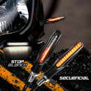 Direccionales LED Secuenciales x2 Moto Trasera o delantera Con Stop CD-391178