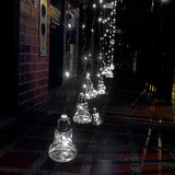 Cortina Micro LED 12 Tiras Estilo Campana 3 x 2 m 312 Luces Blanco 1617V