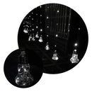 Cortina Micro LED 12 Tiras Estilo Campana 3 x 2 m 312 Luces Blanco 1617V