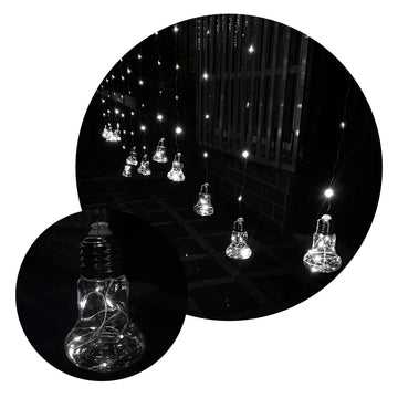 Cortina Micro LED 12 Tiras Estilo Campana 3 x 2 m 312 Luces Blanco 1617V