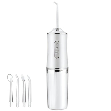 Irrigador Bucal Oral + 4 Boquillas Limpieza Dental Recargable USB KRD-1948