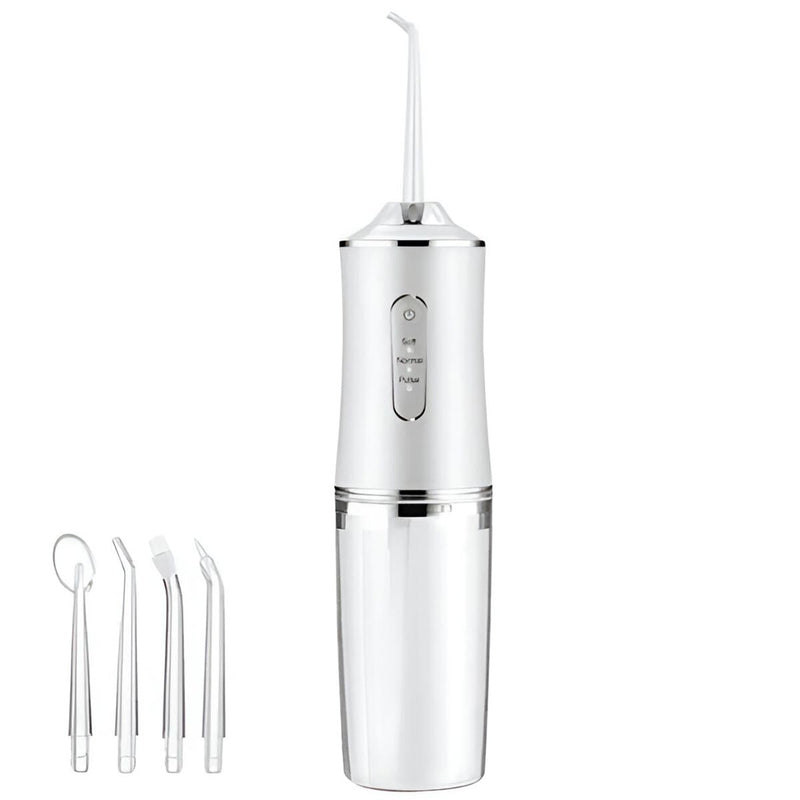Irrigador Bucal Oral + 4 Boquillas Limpieza Dental Recargable USB KRD-1948