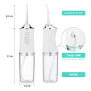 Irrigador Bucal Oral + 4 Boquillas Limpieza Dental Recargable USB KRD-1948
