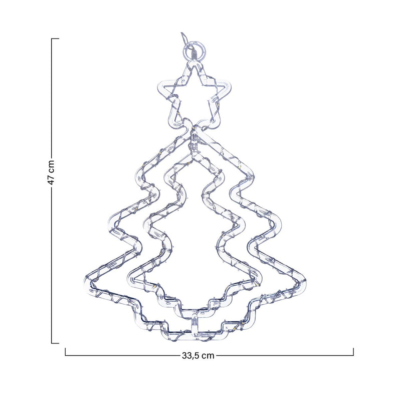 Figura Decorativa LED Árbol Navideño Luminoso 2225