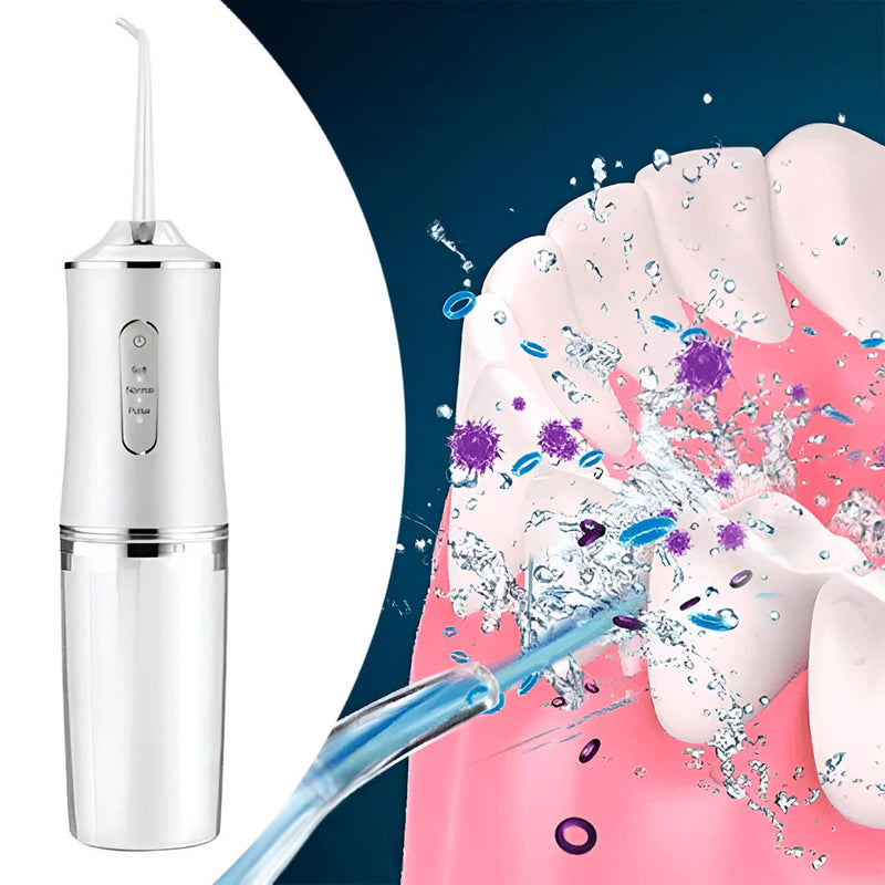 Irrigador Bucal Oral + 4 Boquillas Limpieza Dental Recargable USB KRD-1948