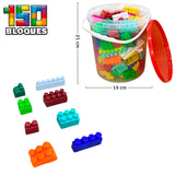 Bloques Construcción 150 Piezas Juguete Infantil W-TBJ150F