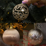 Bolas Navideñas x12 Esferas decorativas Decoración Árbol Navidad A136