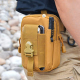 Bolso Táctico Canguro Militar Para Cinturón Estuche Celular MJ357