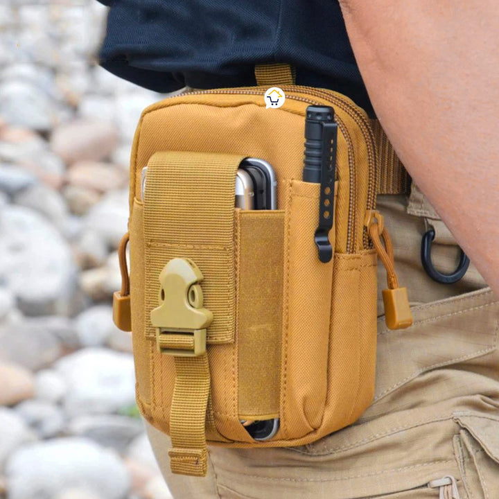 Bolso Táctico Canguro Militar Para Cinturón Estuche Celular MJ357