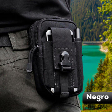 Bolso Táctico Canguro Militar Para Cinturón Estuche Celular MJ357