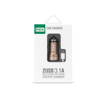 Cargador Vehicular Con Cable PZX C906-C