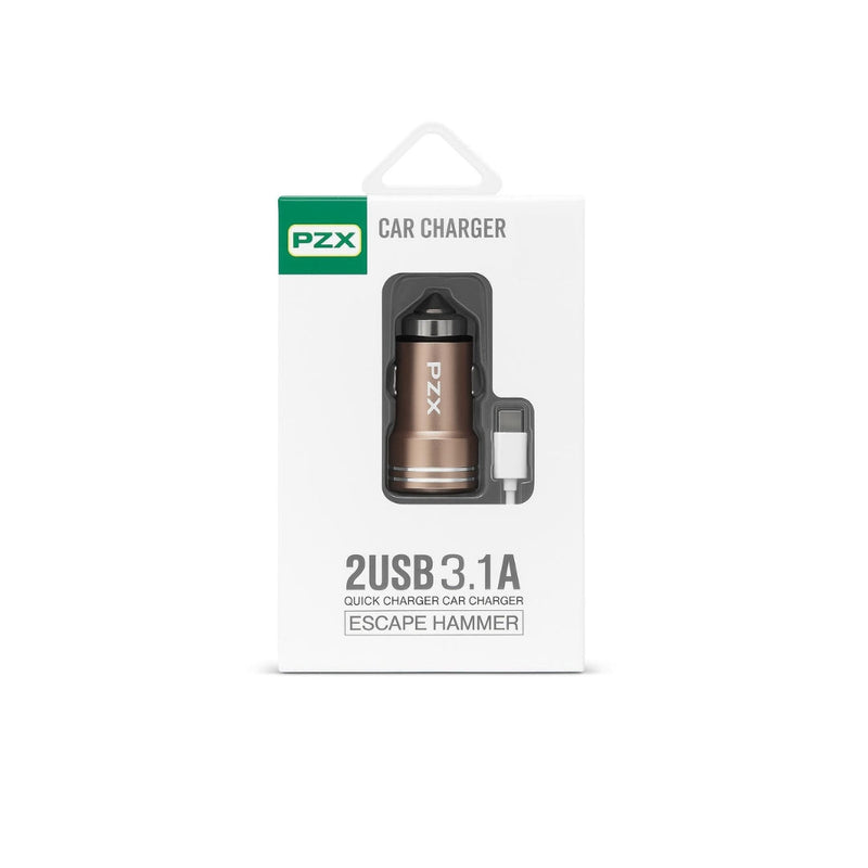 Cargador Vehicular Con Cable PZX C906-C
