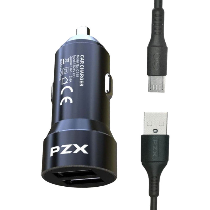 Cargador Para Celular Vehicular Type C PZX C915