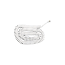 CABLE TELEFONO ENTORCHADO BLANCO 4.5M FU0651