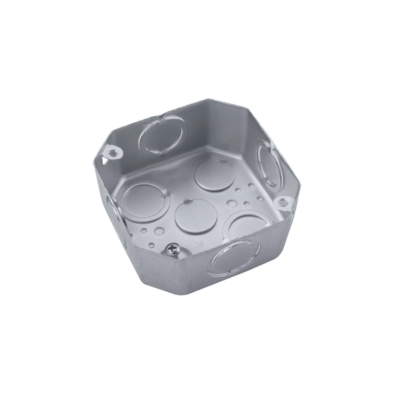 CAJA OCTOGONAL METALICA